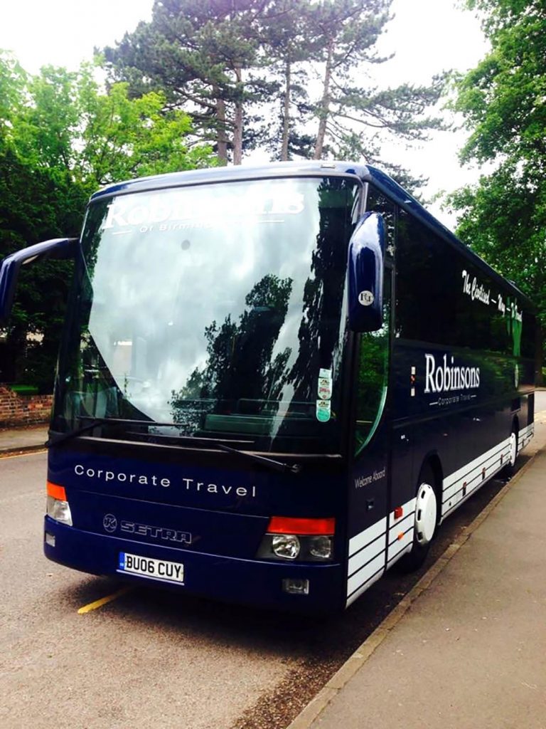 School trips Coach Hire by Robinsons Coach Travel